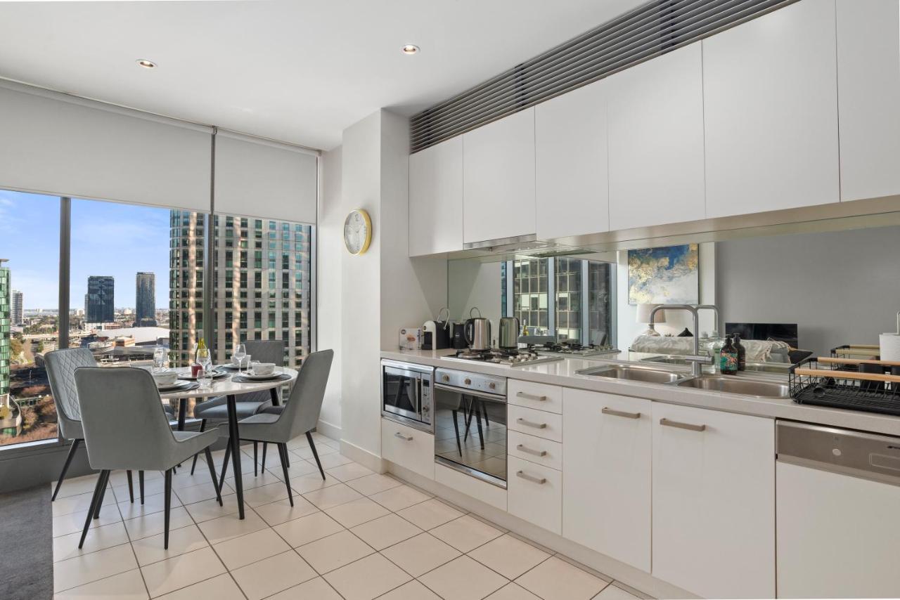 Sophisticated Designer Condo W River & City Views Melbourne Exterior foto