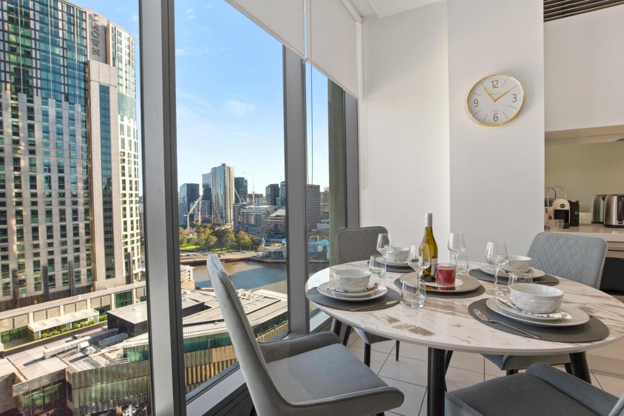 Sophisticated Designer Condo W River & City Views Melbourne Exterior foto